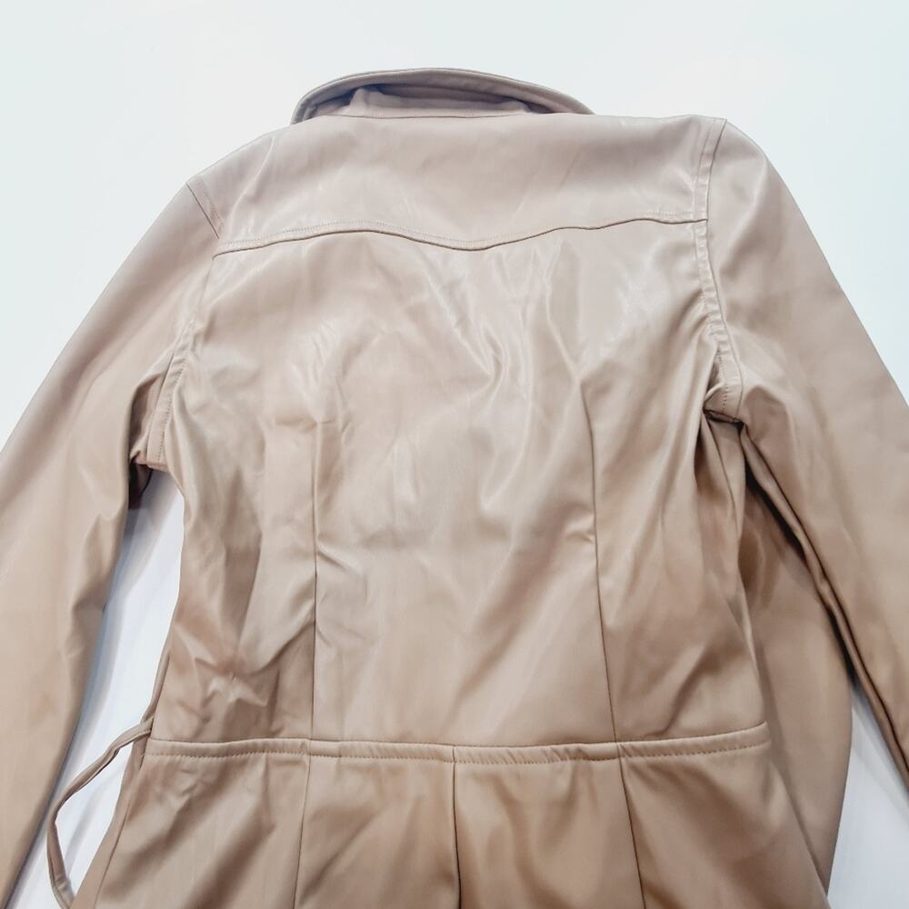 Superdown Chantel Leather Romper in Nude - Picture 11 of 16